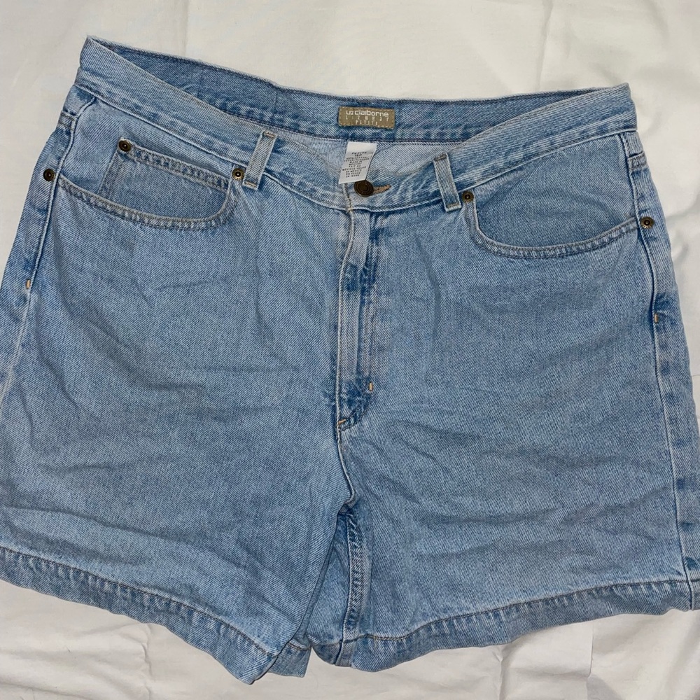 vintage mom denim shorts